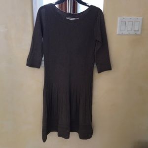 Brown Sweater Dress